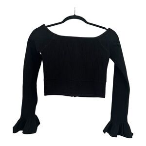 NWOT Endless Rose Cropped sweater size small
